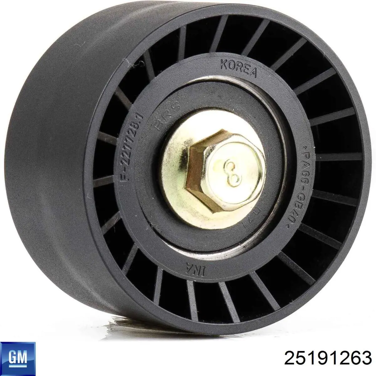 Rolka prowadząca kierunkowa paska rozrządu 25191263 General Motors