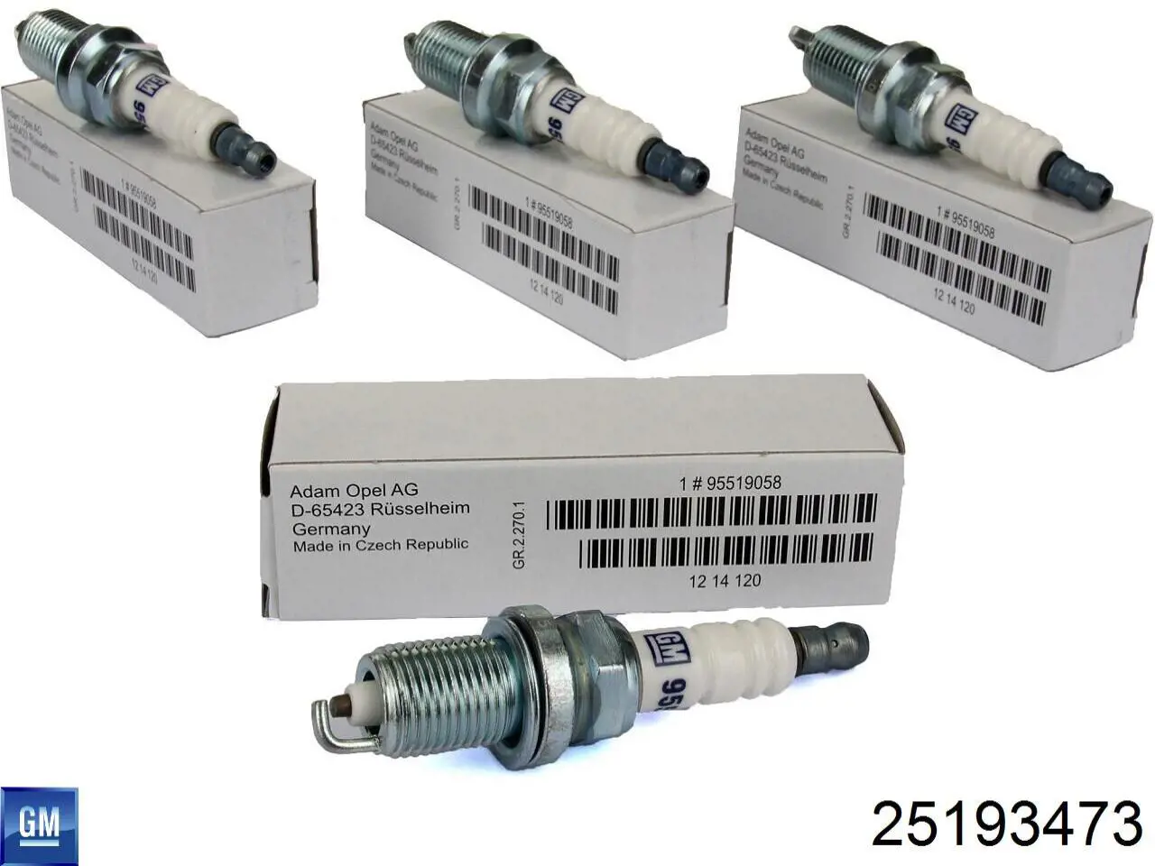 Świeca zapłonowa General Motors 25193473