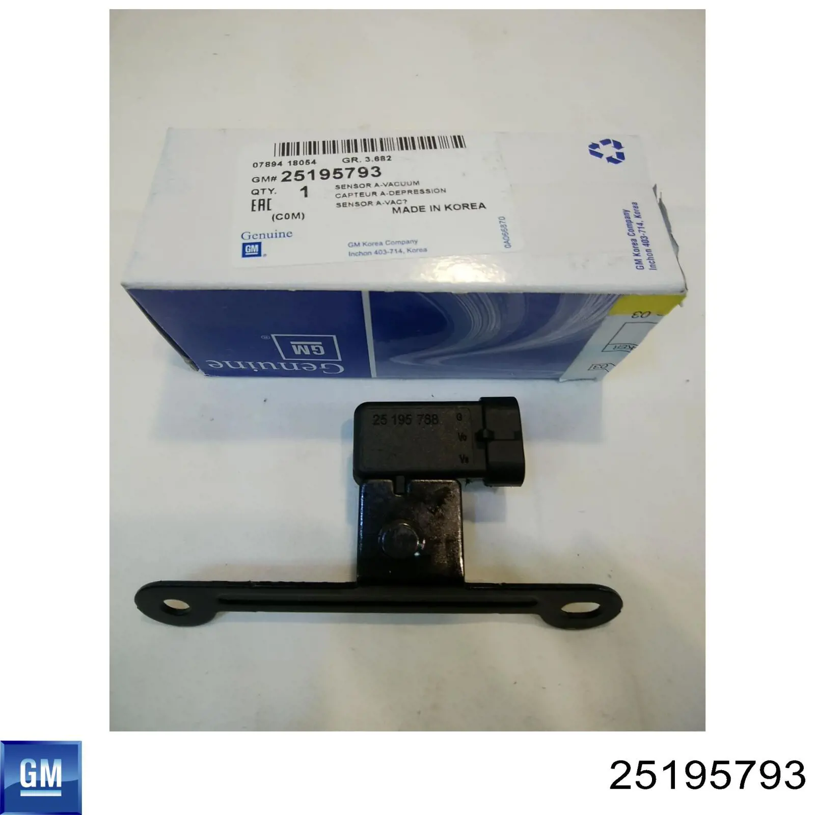 Czujnik ciśnienia w kolektorze ssącym, MAP General Motors 25195793 cena, od 36,09 USD
