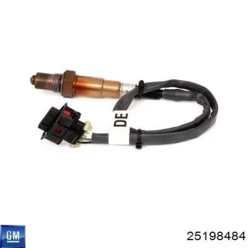 Do koszyka 25198484 General Motors Sonda lambda czujnik tlenu po katalizatorze prawy