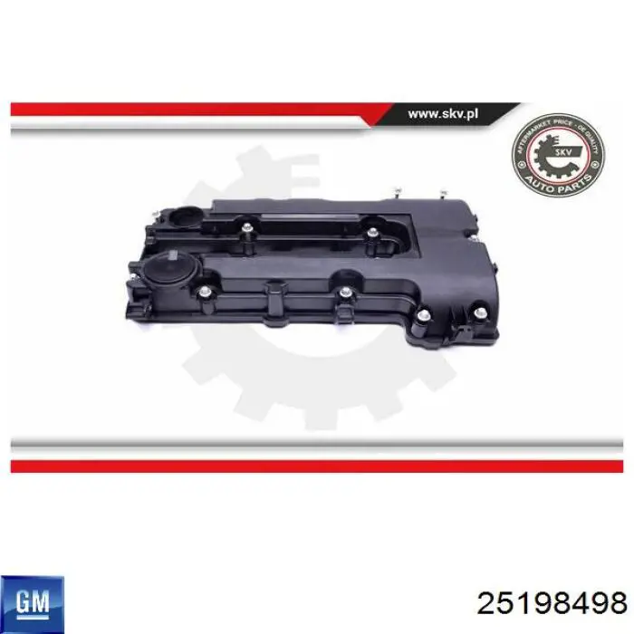 Pokrywa zaworowa General Motors 25198498 cena, od 66,66 USD