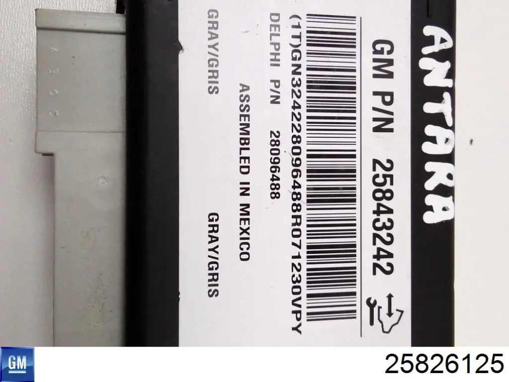 25826125 General Motors Blok komfortu