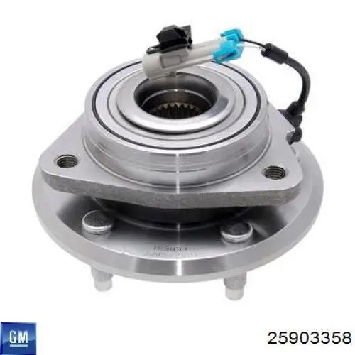 Piasta przednia General Motors 25903358 cena, od 89,40 USD
