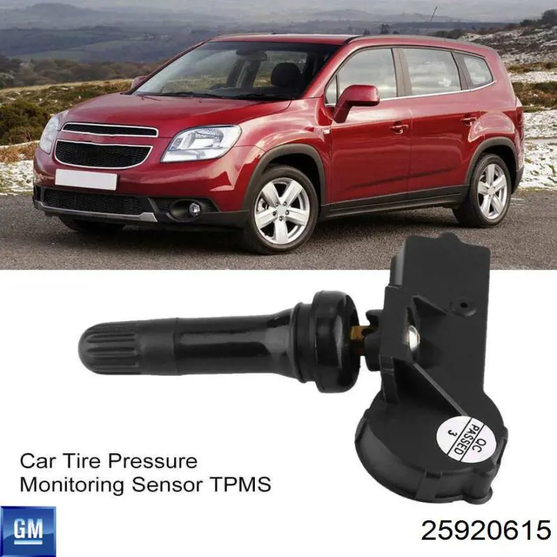 Do koszyka 25920615 General Motors Czujnik ciśnienia w oponach