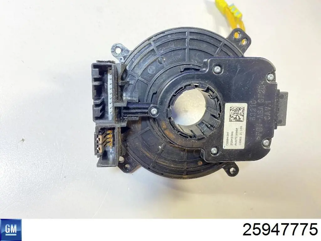 Pierścień kontaktowy AIRBAG, taśma kierownicy 25947775 General Motors