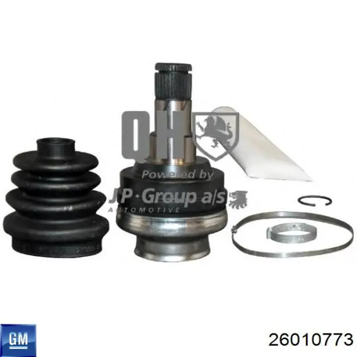 Przegub homokinetyczny przedni wewnętrzny General Motors 26010773 cena, od 33,26 USD