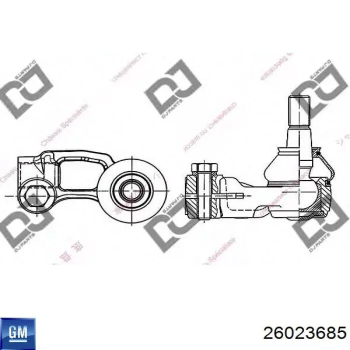 Do koszyka 900283 Opel Listwa kierownicza (maglownica)