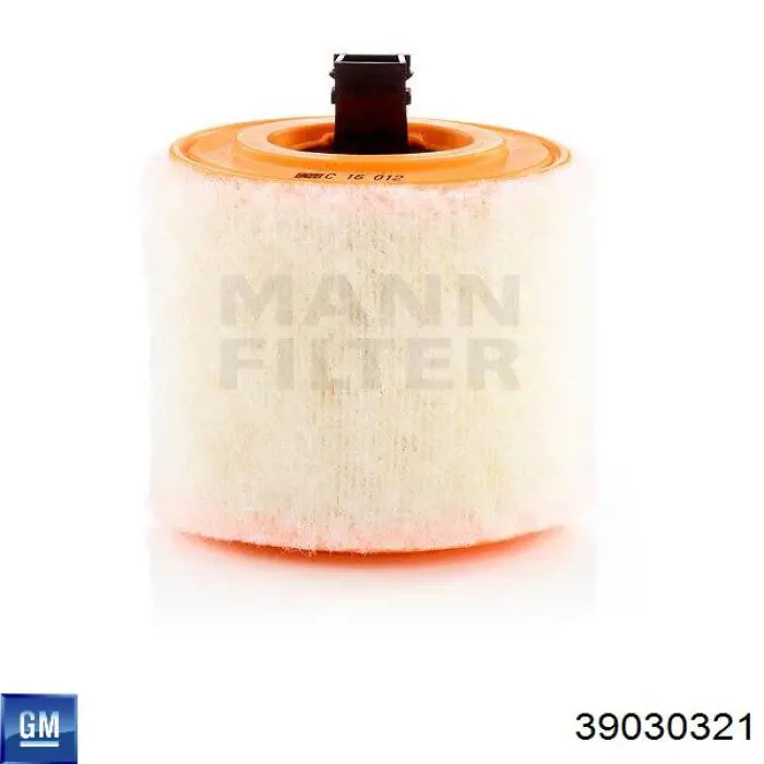 Filtr powietrza 39030321 General Motors