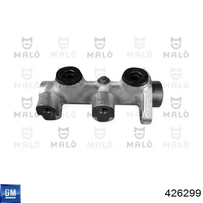 Do koszyka 426299 General Motors Główny cylinder hamulców