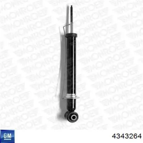 Do koszyka 4343264 General Motors Amortyzator tylny