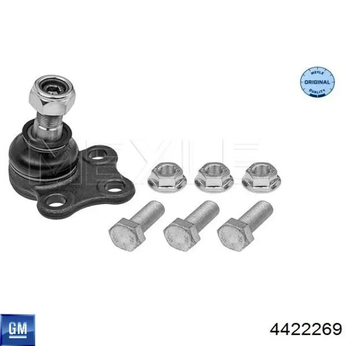Do koszyka 4422269 Opel Wahacz zawieszenia przedniego dolny prawy