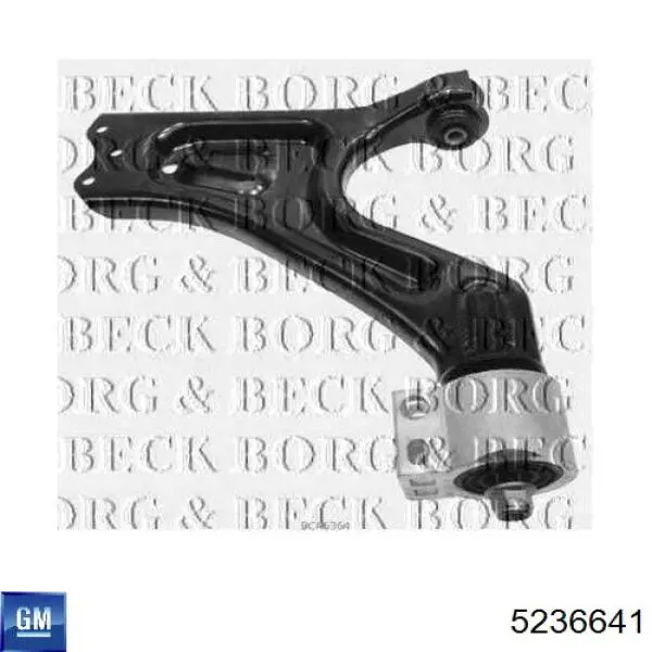 Do koszyka 5236641 General Motors Wahacz zawieszenia przedniego dolny lewy