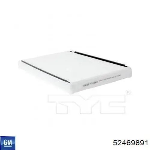 Filtr kabiny General Motors 52469891 cena, od 17,83 USD