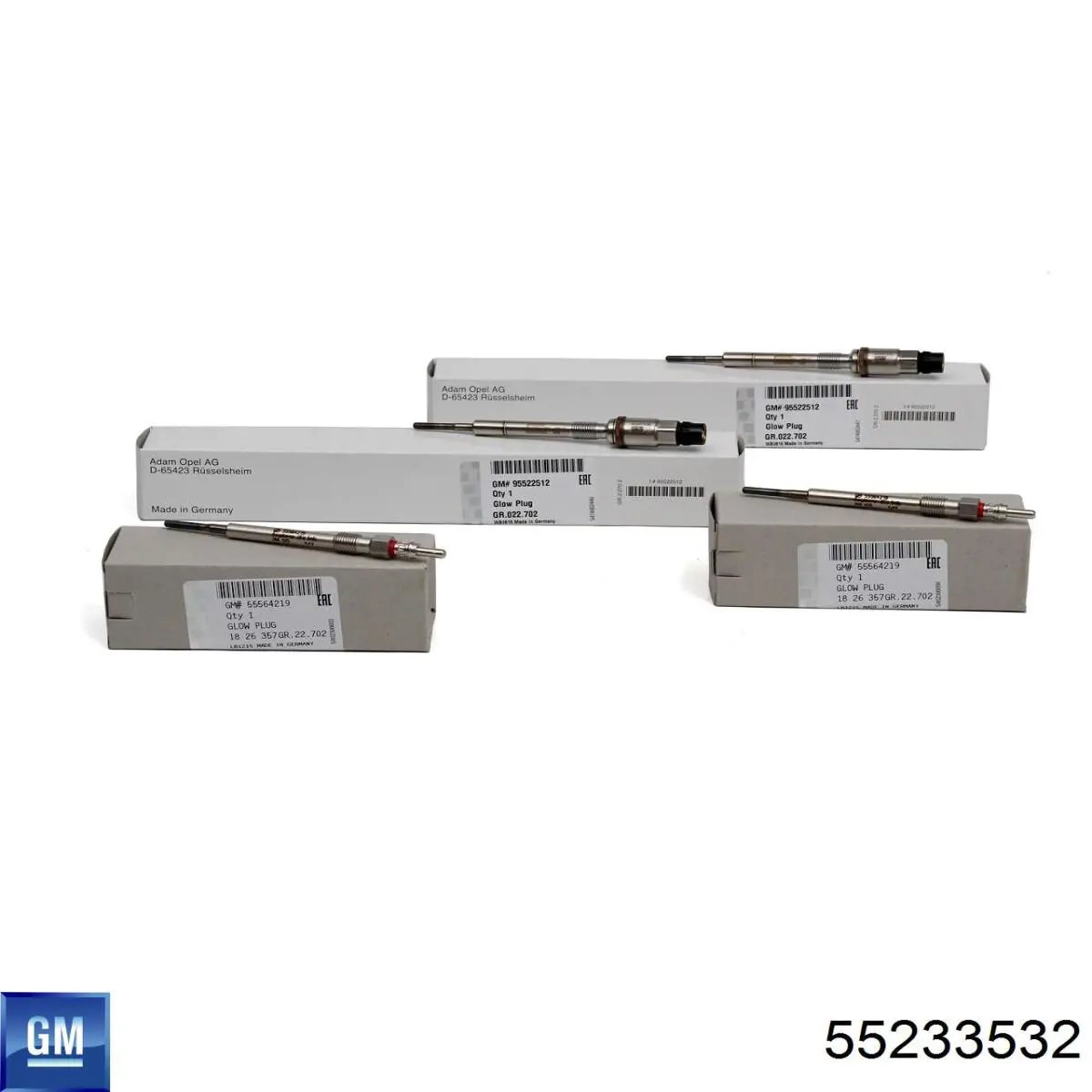 55233532 General Motors Świeca żarowa