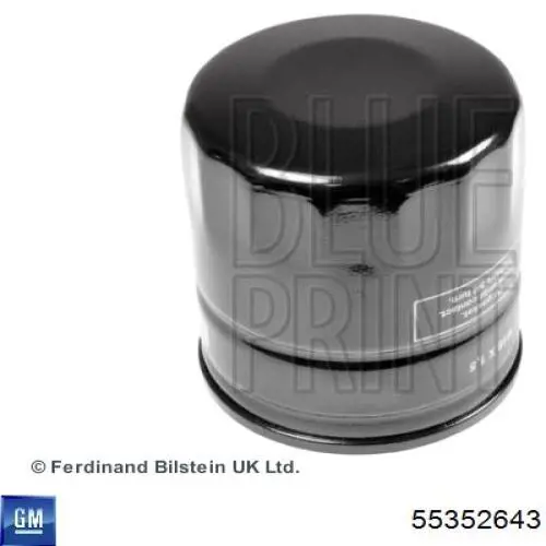 Filtr oleju 55352643 General Motors