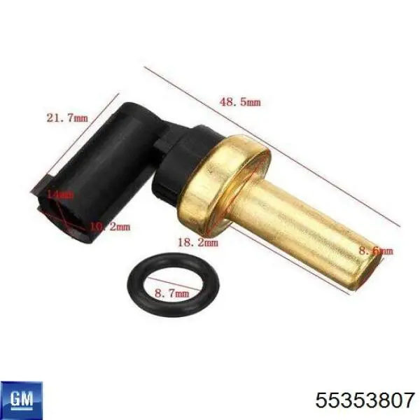 55353807 General Motors Czujnik temperatury płynu chłodzącego