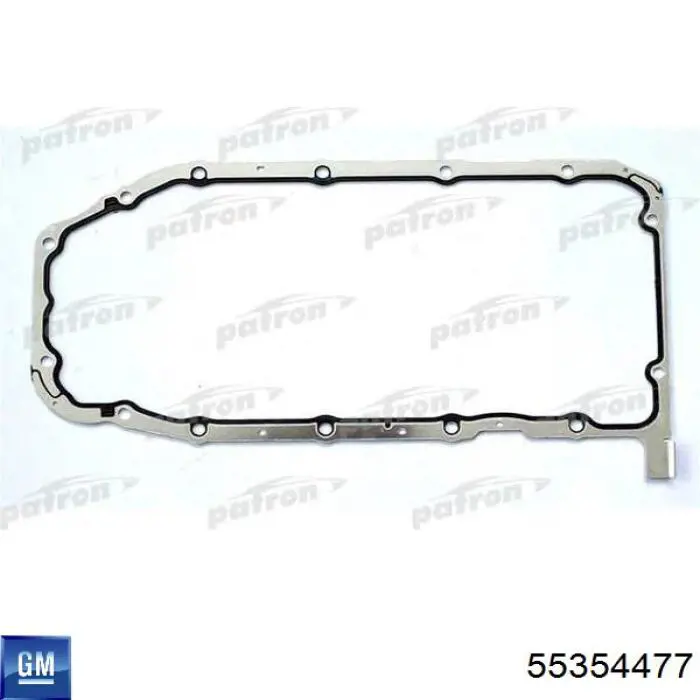 P1CC003 Parts-Mall Uszczelka miski olejowej kadłuba (bloku silnika) górna