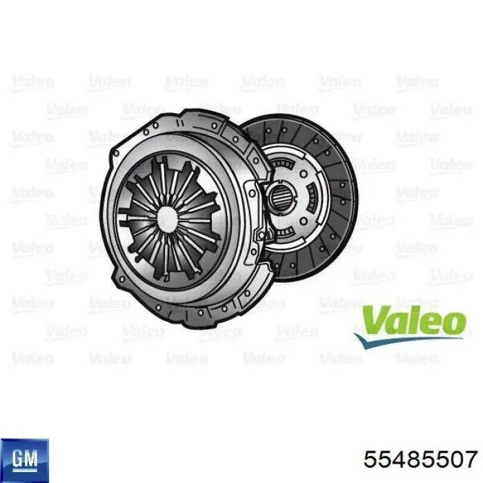 Zestaw sprzęgła (3 części) General Motors 55485507 cena, od 95,34 USD