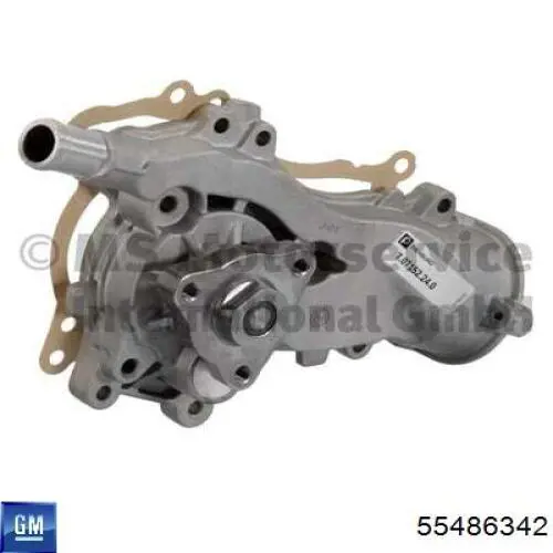 55486342 General Motors Pompa chłodząca wodna