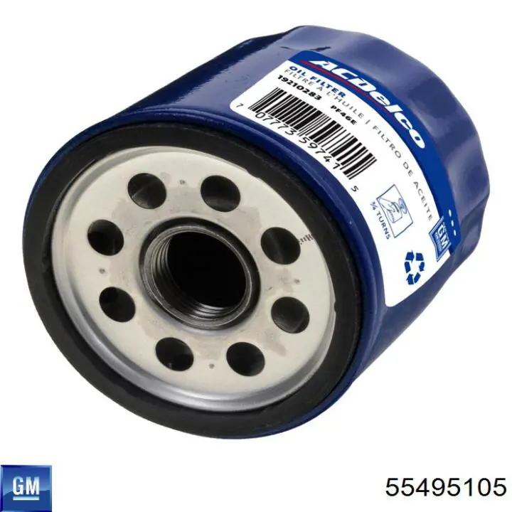 55495105 General Motors Filtr oleju
