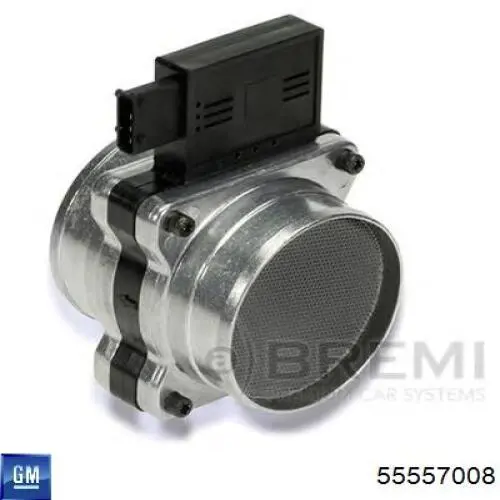 Czujnik przepływu powietrza, przepływomierz powietrza M.A.F. 55557008 General Motors