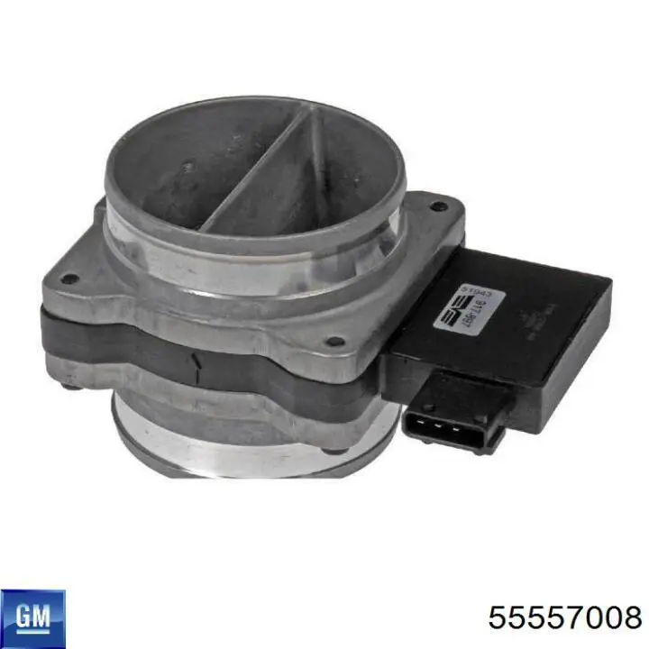 Czujnik przepływu powietrza, przepływomierz powietrza M.A.F. General Motors 55557008 cena, od 73,10 USD