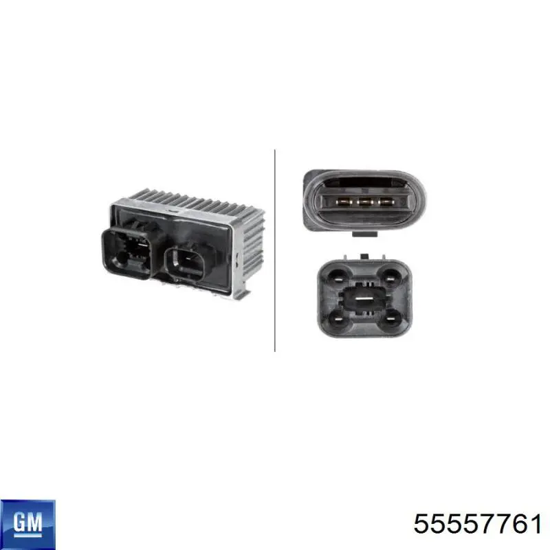 Przekaźnik świec żarowych General Motors 55557761 cena, od 90,44 USD