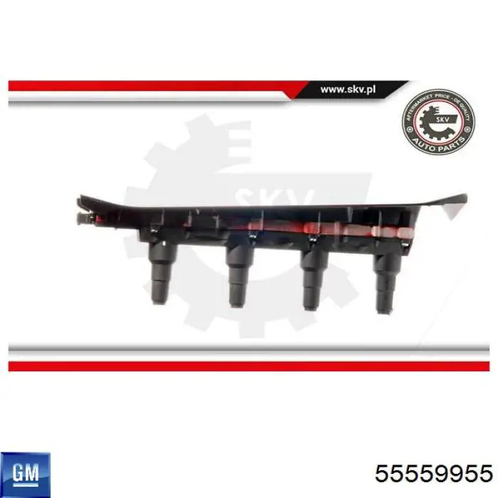 Cewka zapłonowa General Motors 55559955 cena, od 220,99 USD