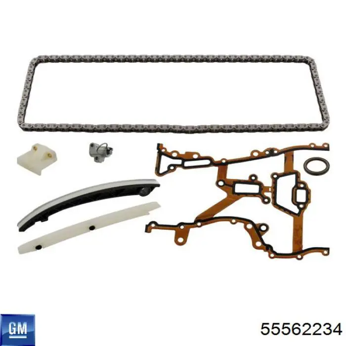 Do koszyka 55562234 General Motors Łańcuch rozrządu