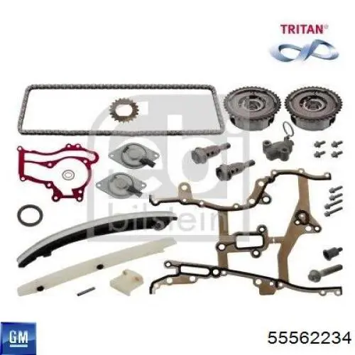 55562234 General Motors Łańcuch rozrządu