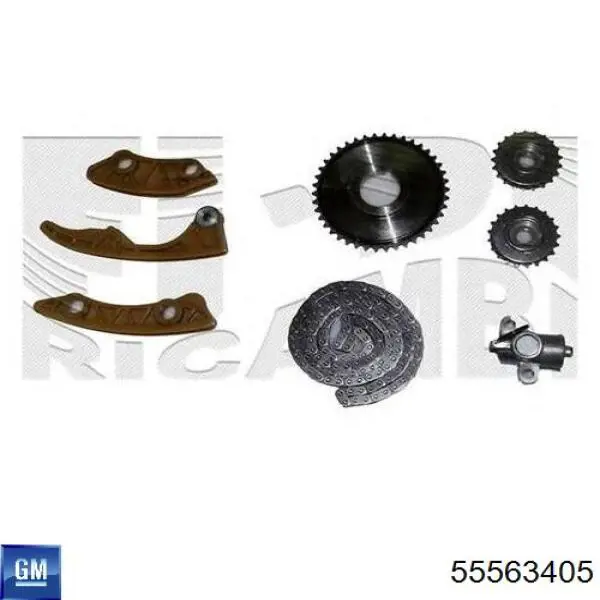 Łańcuch rozrządu wału wyrównoważającego General Motors 55563405 cena, od 116,33 USD