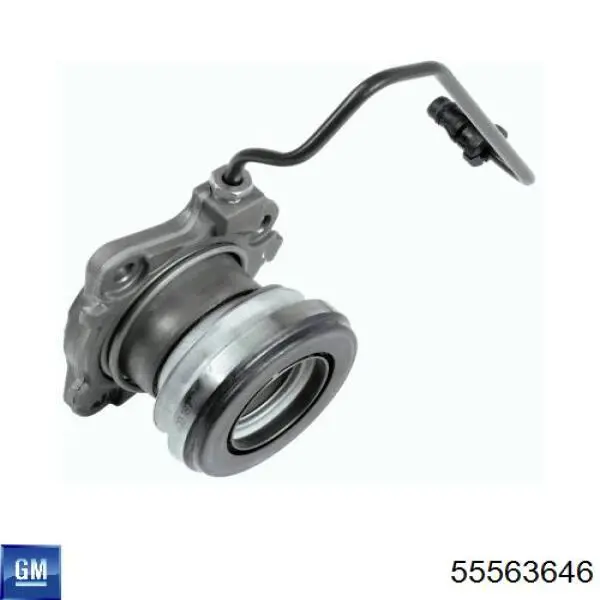 Cylinder roboczy sprzęgła (wysprzęglik) w komplecie z łożyskiem wyciskowym General Motors 55563646 cena, od 69,51 USD