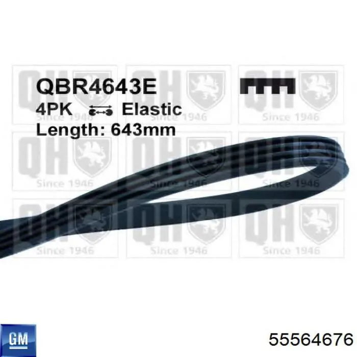 Pas napędowy mechanizmów General Motors 55564676 cena, od 13,58 USD