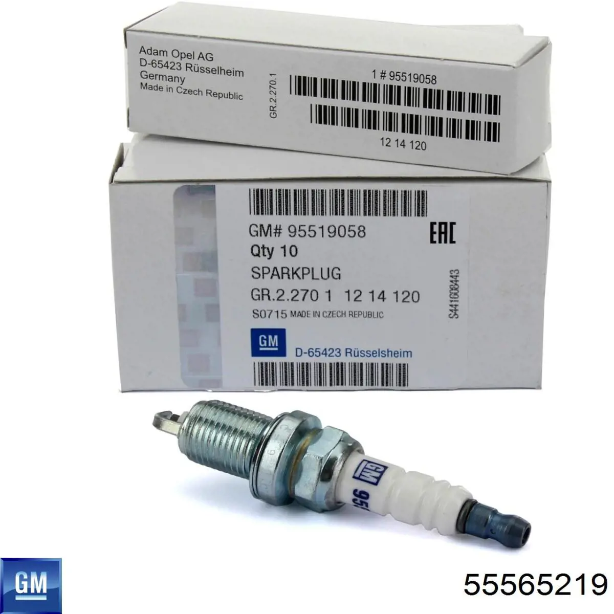 Świeca zapłonowa 55565219 General Motors
