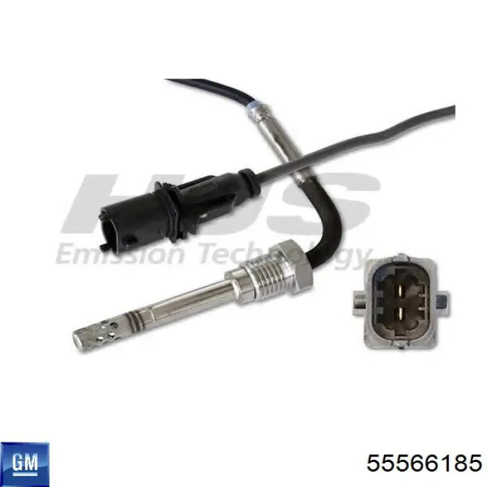 55566185 General Motors Czujnik temperatury spalin, w katalizatorze