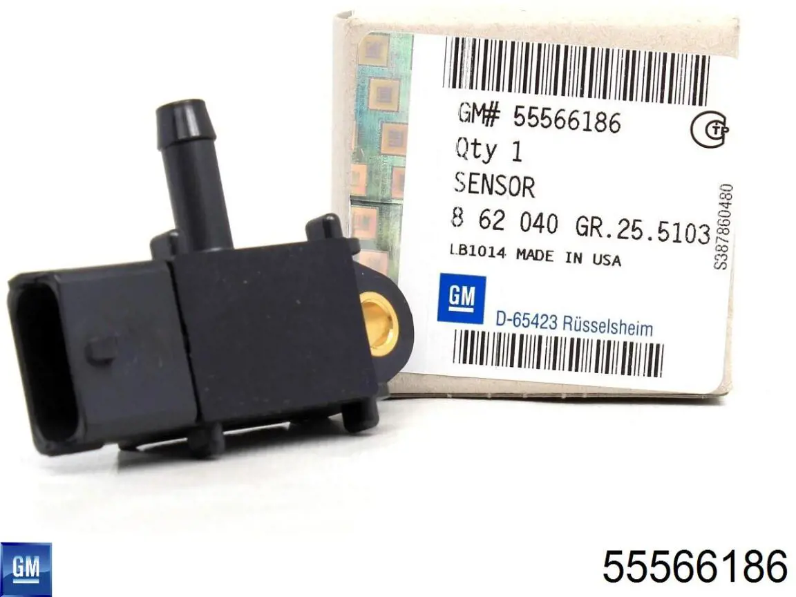 55566186 General Motors Czujnik ciśnienia spalin
