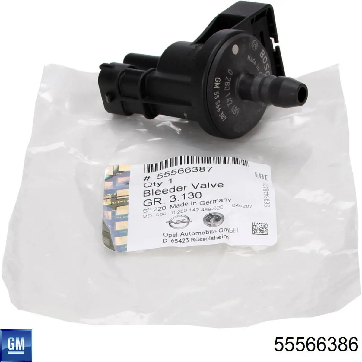 Zawór odpowietrzający zbiornika paliwa 55566386 General Motors