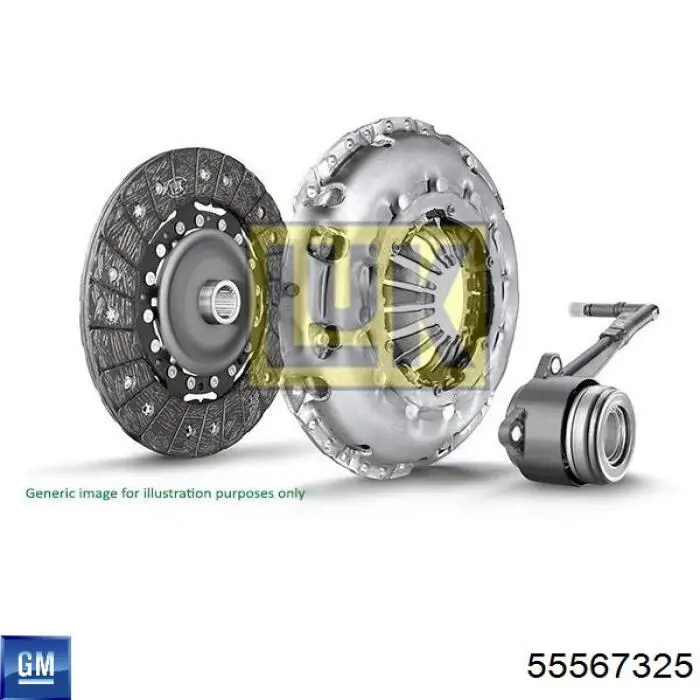 55567325 General Motors Docisk sprzęgła