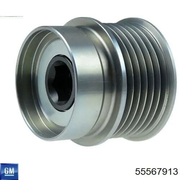Koło pasowe alternatora 55567913 General Motors
