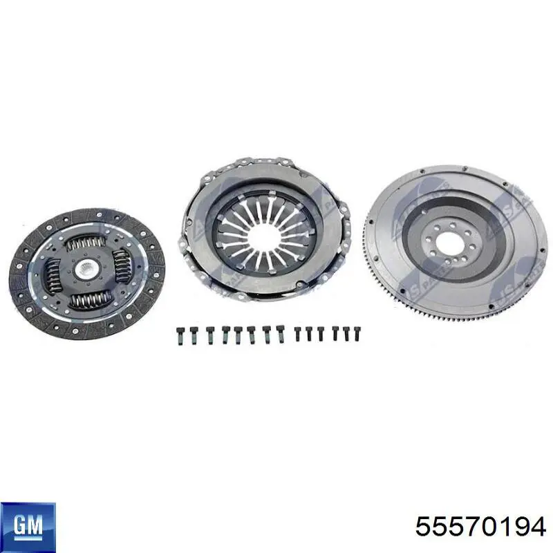 Koło zamachowe silnika 55570194 General Motors
