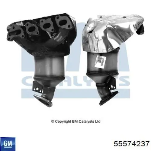 Kolektor wydechowy Opel 55597325 cena, od 572,06 USD