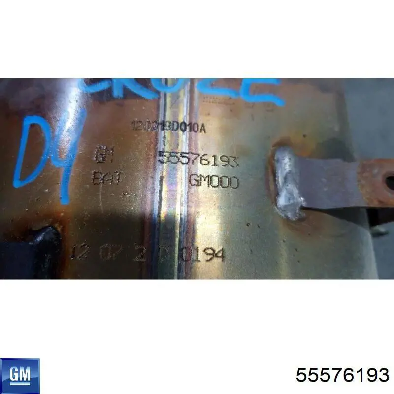 Konwerter-katalizator 55573033 Opel