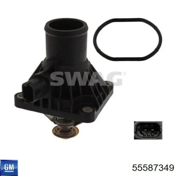 Do koszyka 55587349 General Motors Termostat