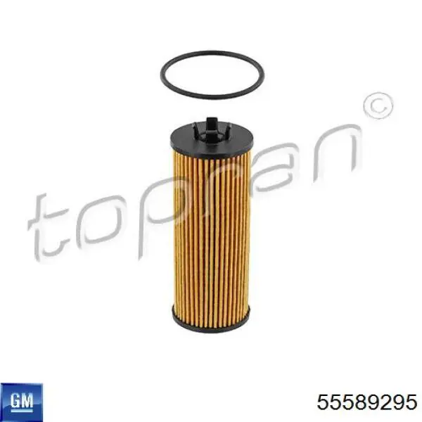 Do koszyka 55589295 General Motors Filtr oleju