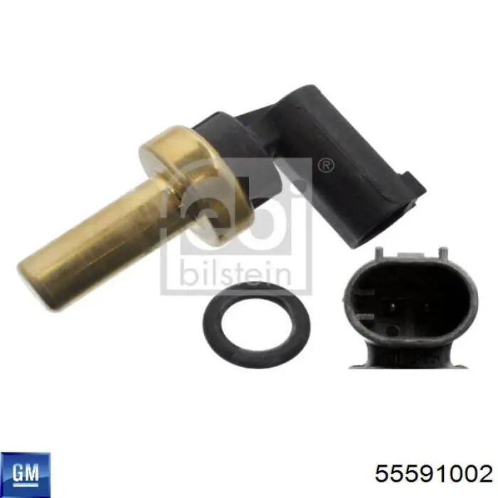 Czujnik temperatury płynu chłodzącego 55591002 General Motors
