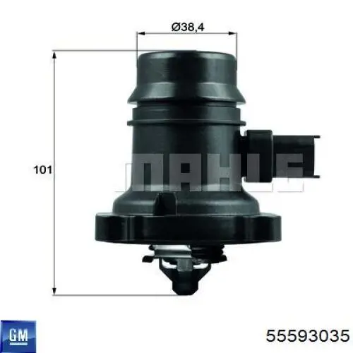 Termostat General Motors 55593035 cena, od 38,81 USD