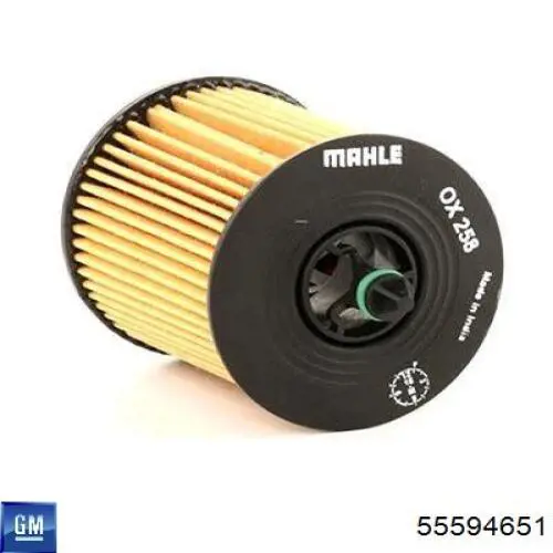 Do koszyka 55594651 General Motors Filtr oleju