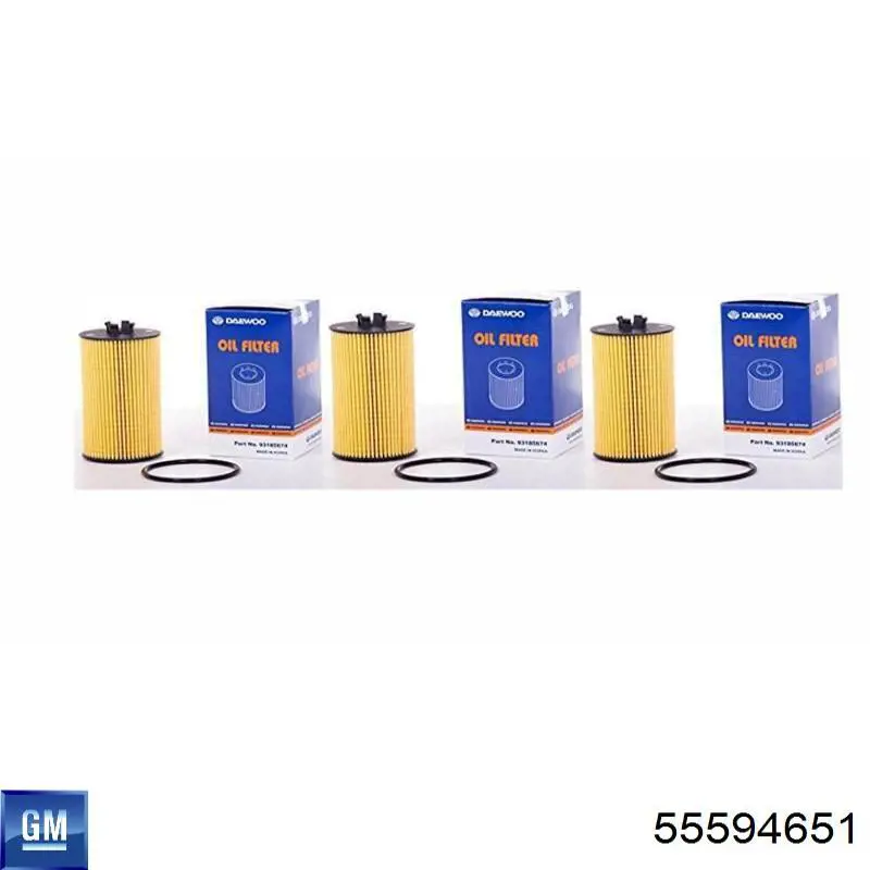 Filtr oleju General Motors 55594651 cena, od 5,69 USD