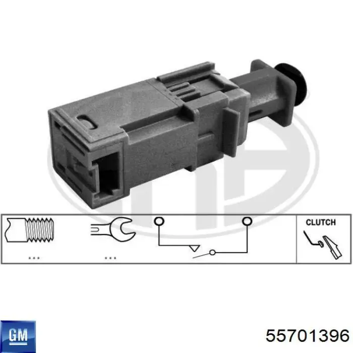 Czujnik włączania sprzęgła General Motors 55701396 cena, od 19,87 USD