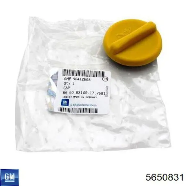 Korek wlewu oleju General Motors 5650831 cena, od 7,00 USD
